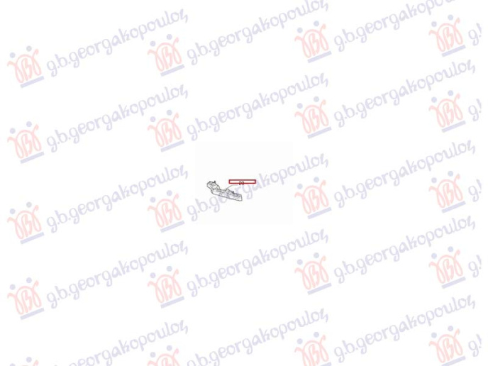 Kapës/mbajtës për parakolpin e përparëm (Origjinal)