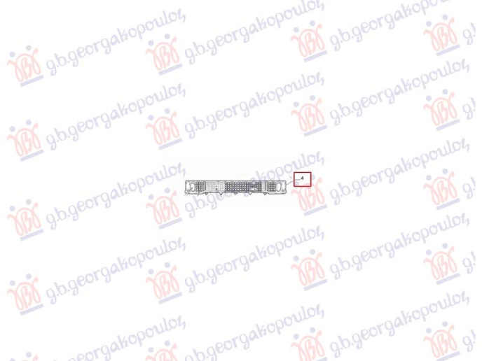 Grilë qendrore në parakolpin e përparme (Origjinal)