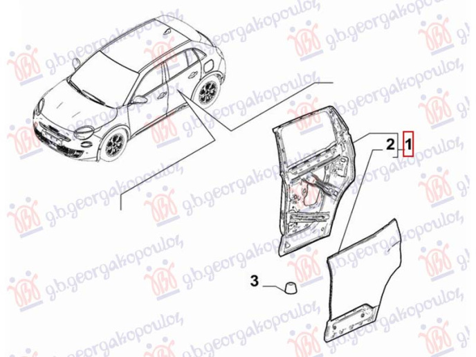 Derë e pasme (Origjinal)