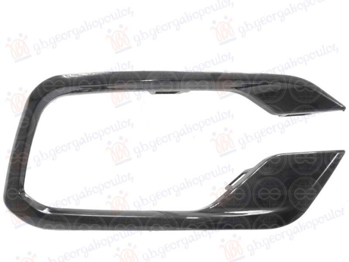 Kornizë eDritës së mjegullave me ngjyrë të zezë