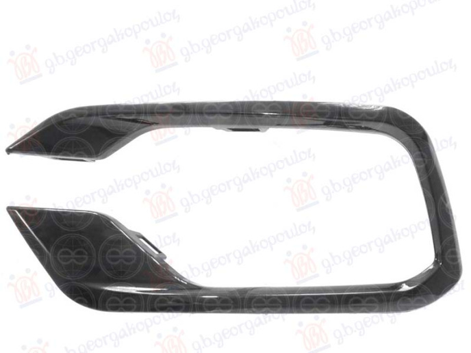 Kornizë eDritës së mjegullave me ngjyrë të zezë