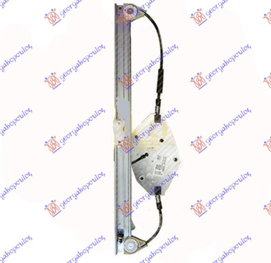 Ngritës/rregullator për dritaren e pasme elektrik (pa motor)