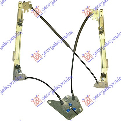 Ngritës/rregullator për dritaren e pasme elektrik (pa motor)