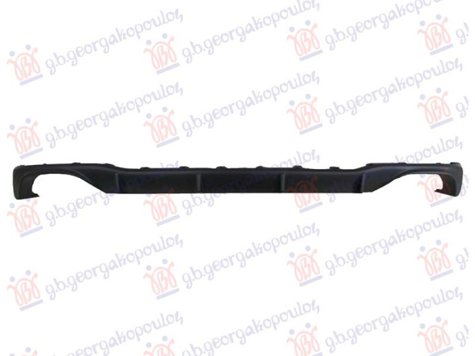 Spoiler i poshtëm në parakolpin e pasëm (2 tubë shkarikimiа)