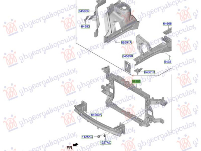 Paneli i përparmë/llamarinë e përparme (Origjinal)