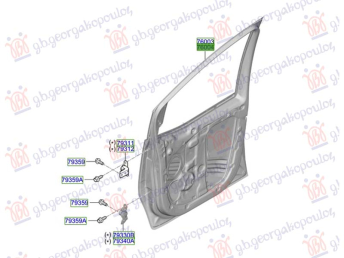 Dera e përparme (Origjinal)