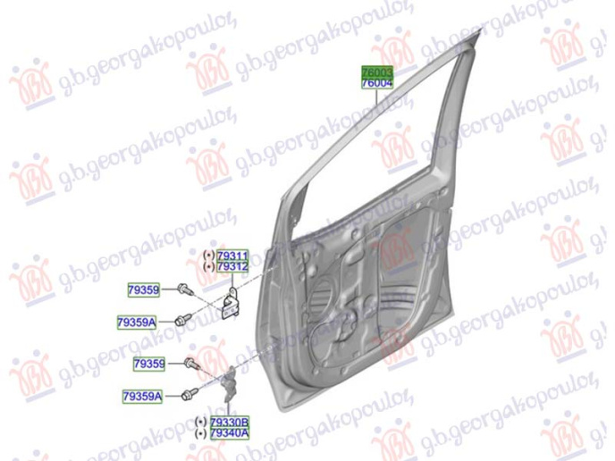 Dera e përparme (Origjinal)