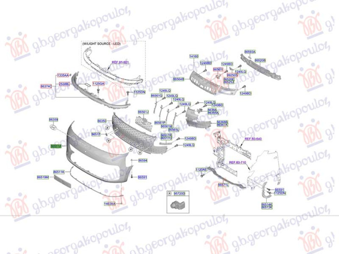 Parakolpi i përparmë (Origjinal)