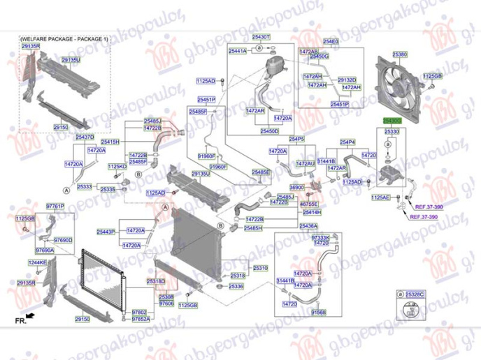 Rezervoar për antifriz (Origjinal)