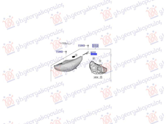 Kapës/mbajtës parakolpi i përparëm (Origjinal)