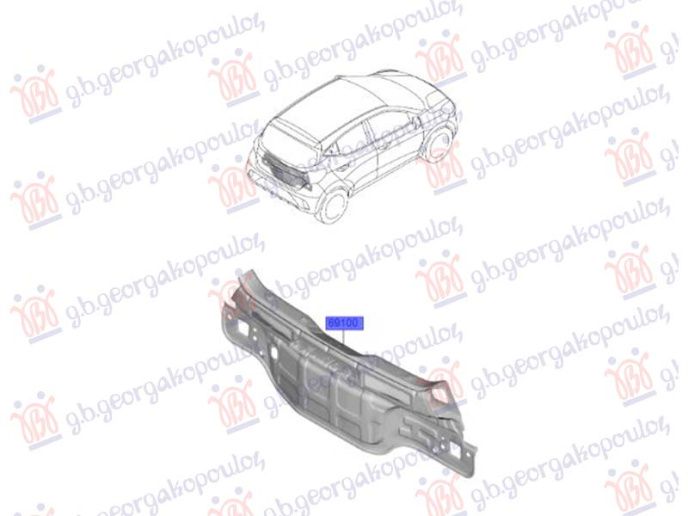 Paneli i pasëm/llamarinë e përparme (Origjinale)