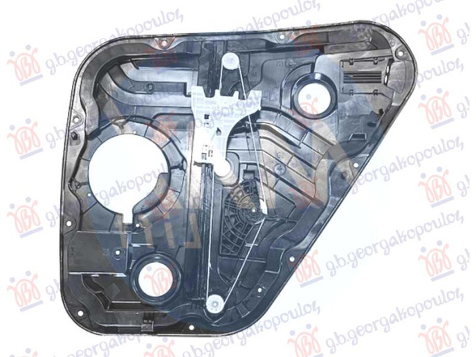 Ngritës/rregullues për dritaren e pasme elektrik (pa motor) (me panel)