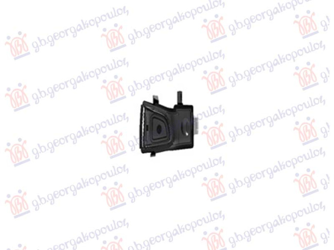 drita pulsuese në pasqyrë i errësuar