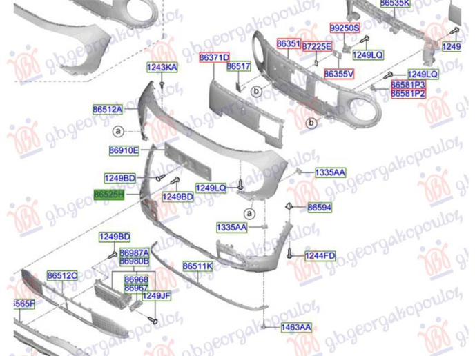 Parakolpi i përparëm i poshtëm (Origjinal)
