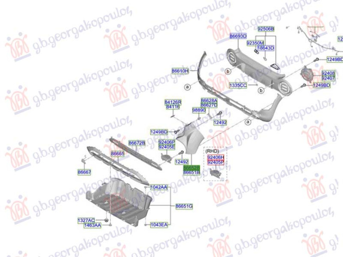Parakolp këndor i pasëm (Оrigjinal)