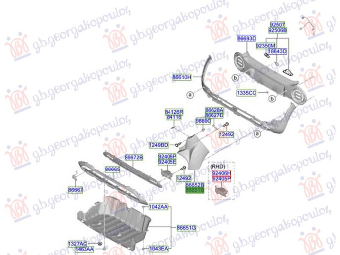 Parakolp këndor i pasëm (Оrigjinal)