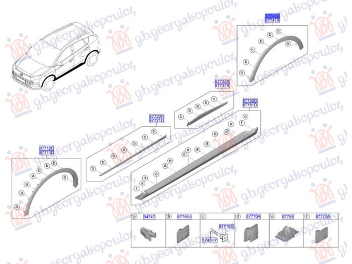 Shirit /unazë i spoilerit të pasmë (Origjinal)