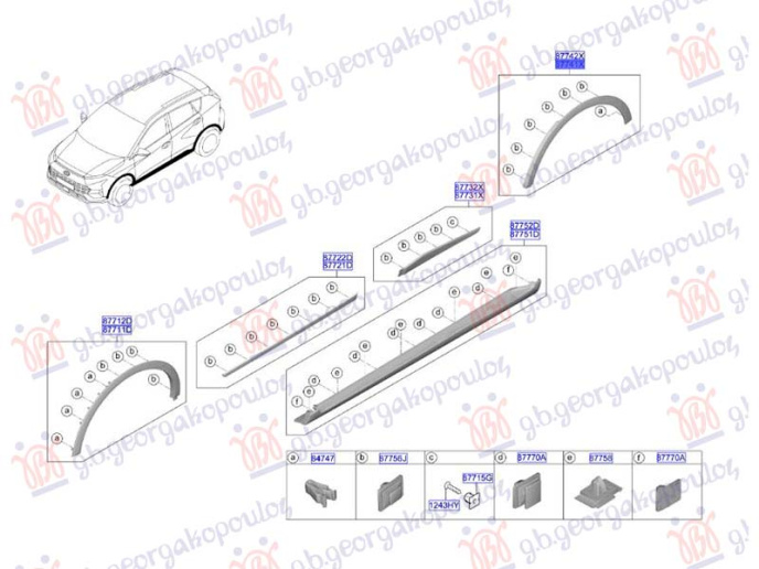 Shirit /unazë i spoilerit të pasmë (Origjinal)