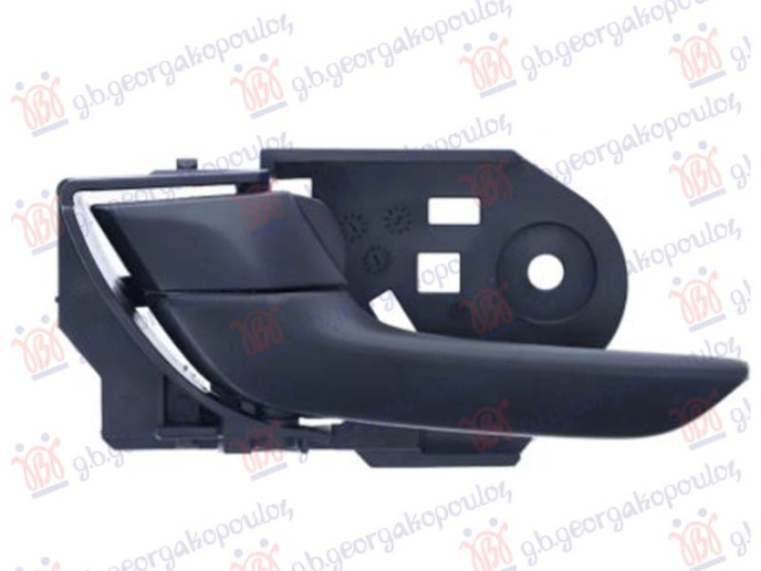 Dorezë e derës së përparme/pasme e brendshme e zezë