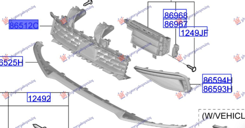 Grilë parakolpi i përparëm (GT-LINE) (Origjinal)