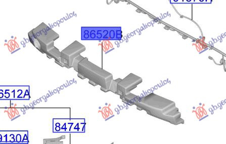 Absorbues në parakolpin e përparmë (Origjinal)