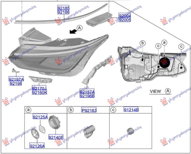 Fenerë FULL LED (sistem adaptues për ndriçim (afs) (Origjinal)