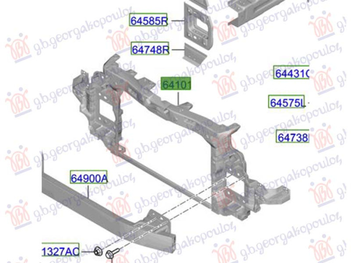Paneli i përparmë/llamarinë e përparme (Origjinal)