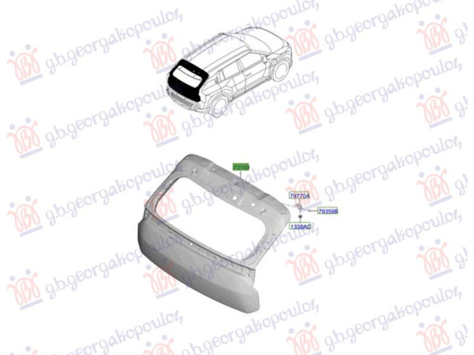 Derë bagazhi 5-tat (Origjinal)