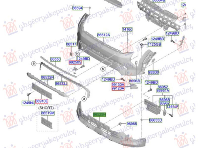 Parakolpi i përparëm i poshtëm (Origjinal)