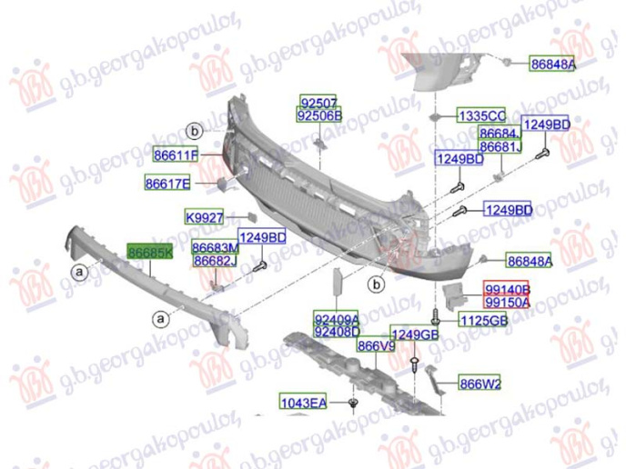 Shirit në parakolpin e pasëm (Оrgjinal)