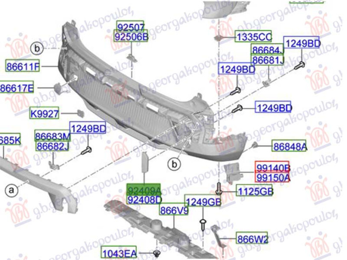 Reflektori/reflektori i parakolpit të pasmë (Origjinal)