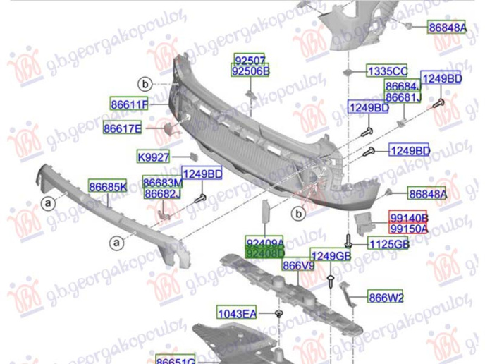 Reflektori/reflektori i parakolpit të pasmë (Origjinal)