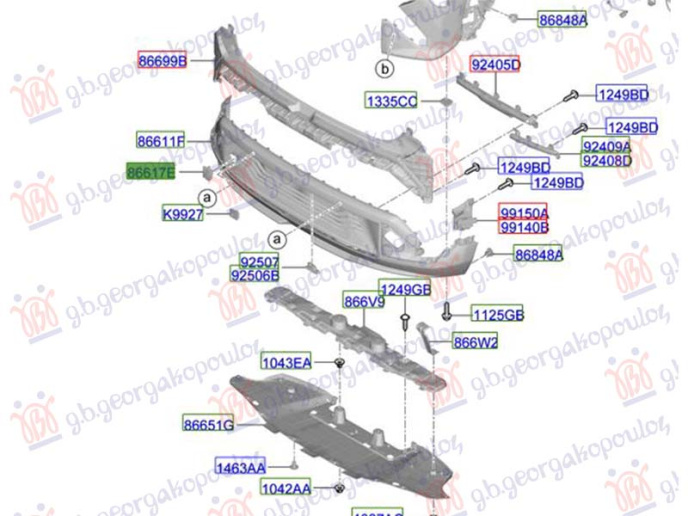 Kapak për çengel parakolpin e pasëm (Origjinal)