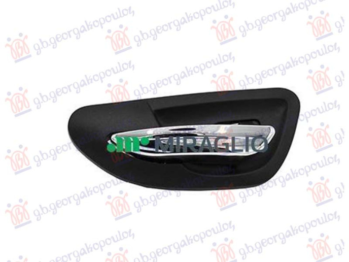 Dorezë e derës së përparme e brendshme krom