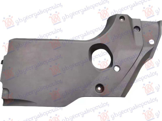 Mbrojtje/kapak  mbi motor e plastikës