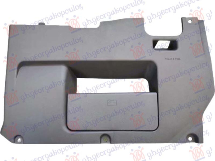 Mbrojtje/kapak  mbi motor e plastikës