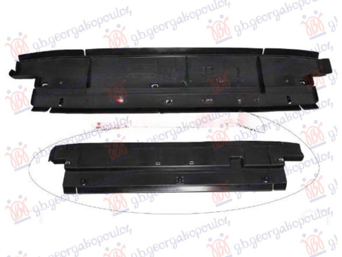 Mbulues për radiator për motor e poshtme