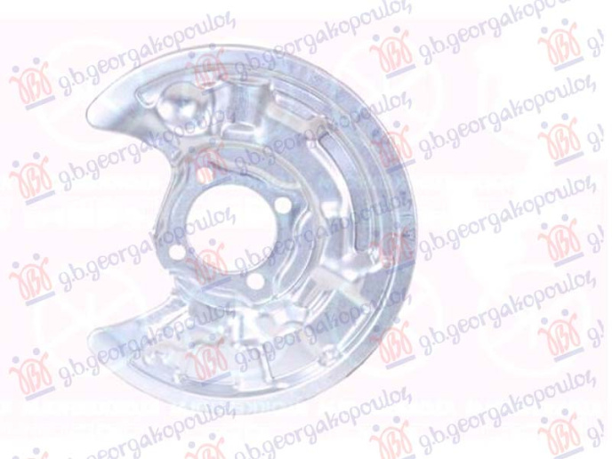 Mbrojtja e frenave nga pluhuri në anën e pasme