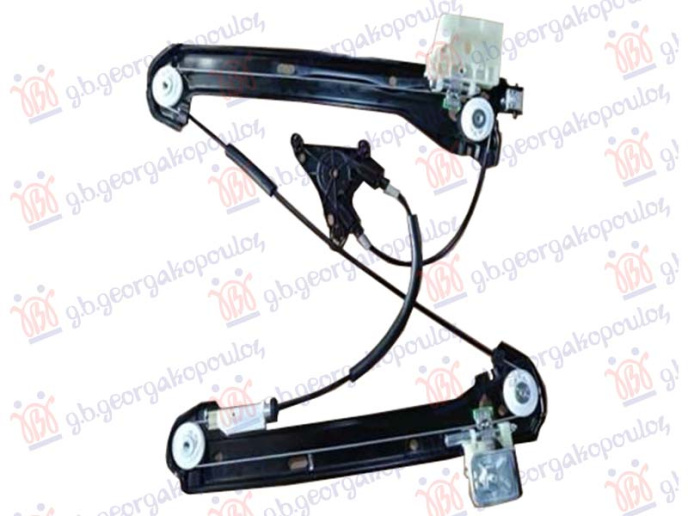 Ngritës/rregullator për dritaren e pasme elektrik (pa motor)