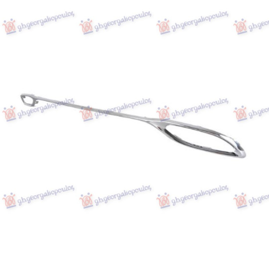 Shirit në spoiler në parakolpin e pasëm krom