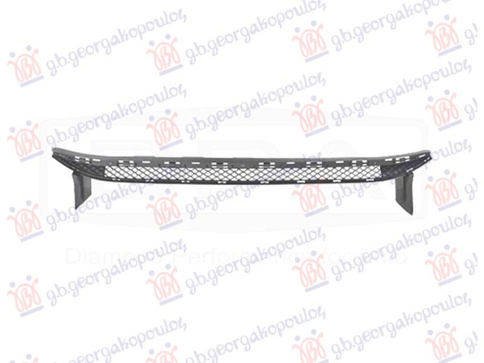 Grilë qendore në parakolpin e përparme e poshtme