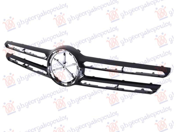 Maskë pvc/grilë e jashtme me ngjyrë të zezë