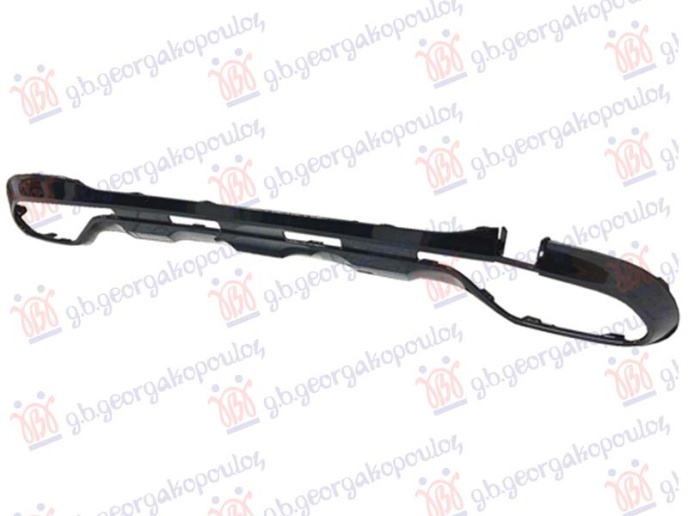 Shirit në parakolpin e pasëm i poshtëm me ngjyrë të zezë