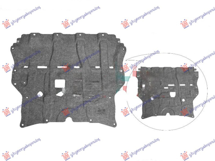 Mbrojtje/kapak nën motor