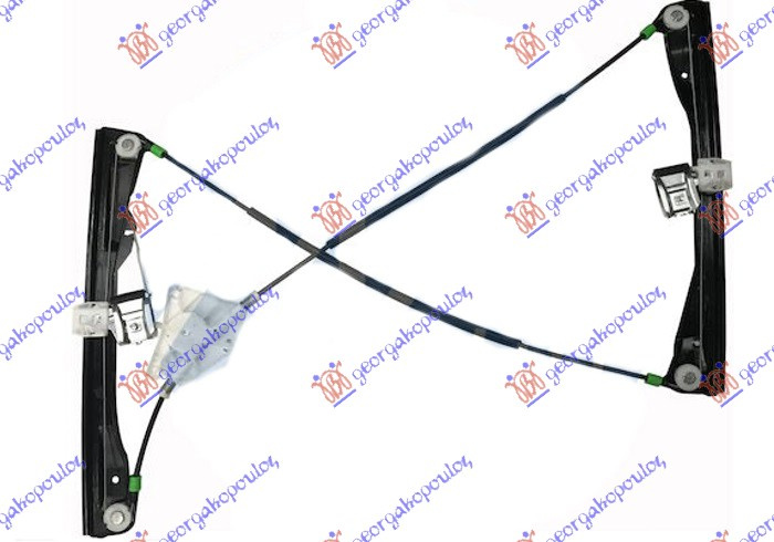 Ngritës/rregullator për dritaren e përparme elektrik 3 dyer (pa motor)