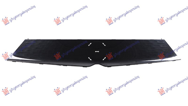 Maskë pvc/grilë me ngjyrë të zezë