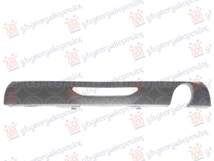 Spoiler i poshtëm në parakolpin e pasëm