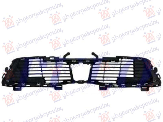 Grilë qendrore në parakolpin e përparme