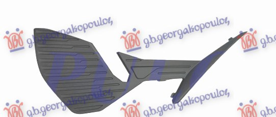 Grilë qendrore në parakolpin e përparme