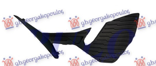 Grilë qendrore në parakolpin e përparme